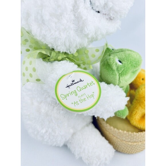 Hallmark Singing Spring Quartet At the Hop Animated Bunny Easter WORKS Tags Vtg - Picture 7 of 11